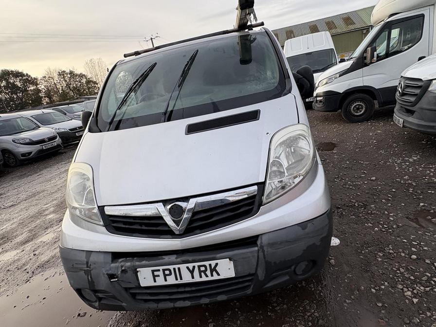 2011 Vauxhall Vivaro – Model: Vivaro 2700 CDTi 113 SWB – FP11YRK