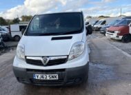 2013 Vauxhall Vivaro – Model: Vivaro 2700 CDTi 89 SWB – YJ62SNK