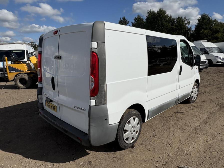 2011 Vauxhall Vivaro – Model: Vivaro 2700 CDTi 89 SWB – SG61KWF