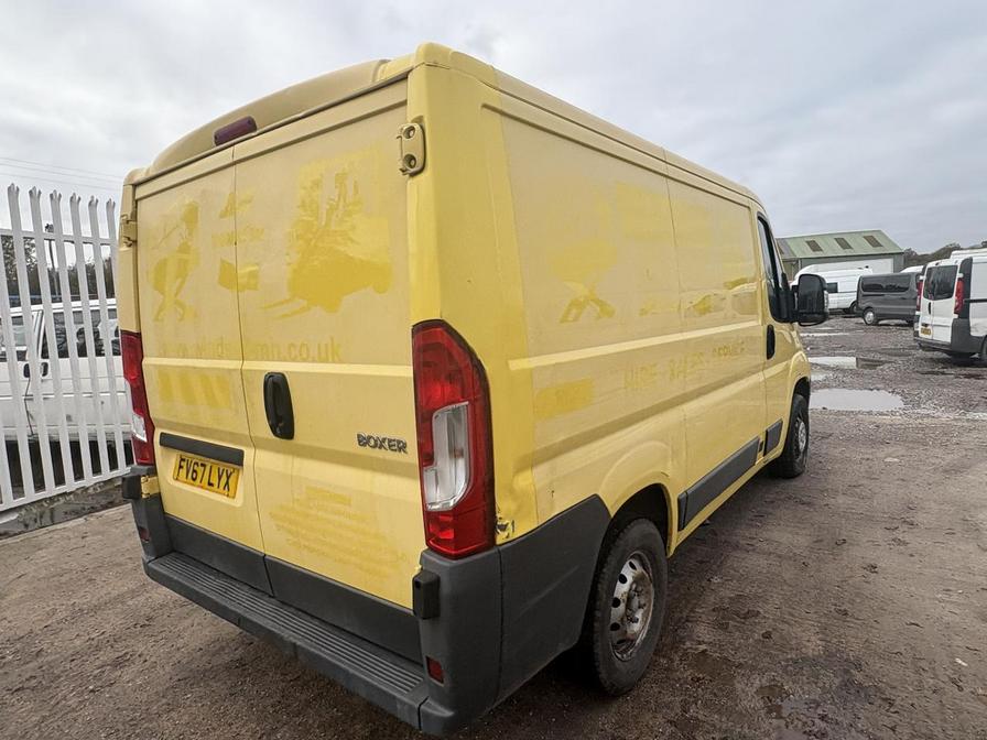 2017 Peugeot Boxer – Model: Boxer 333 L1H1 Blue HDi – FV67LYX