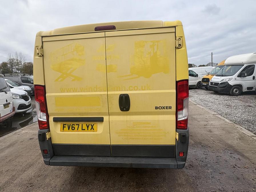 2017 Peugeot Boxer – Model: Boxer 333 L1H1 Blue HDi – FV67LYX