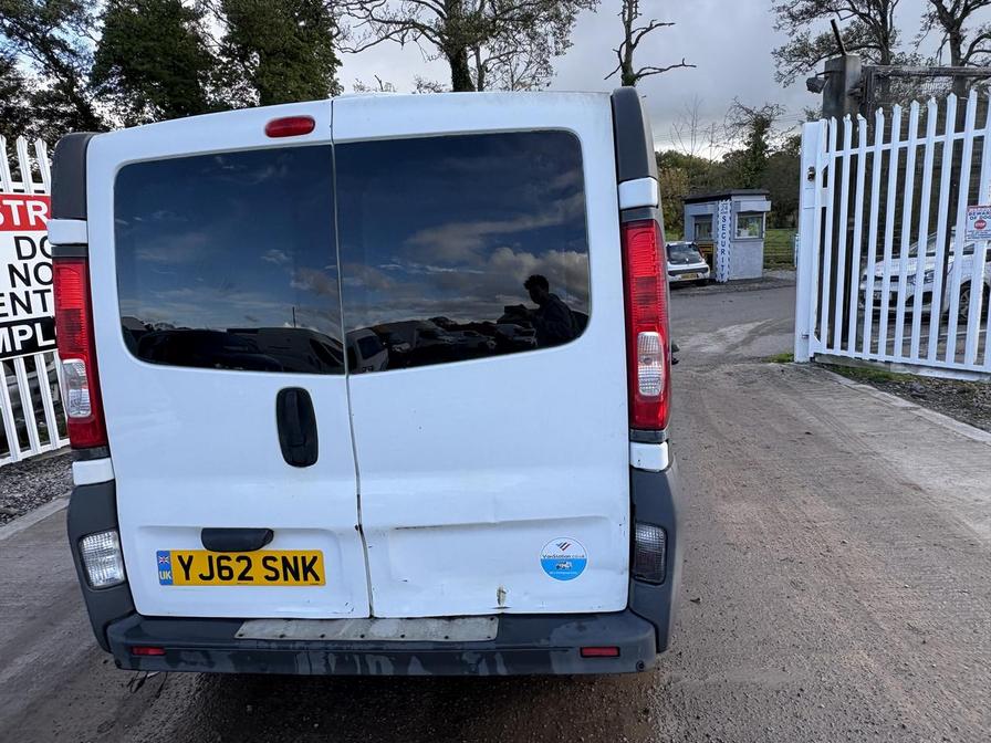 2013 Vauxhall Vivaro – Model: Vivaro 2700 CDTi 89 SWB – YJ62SNK