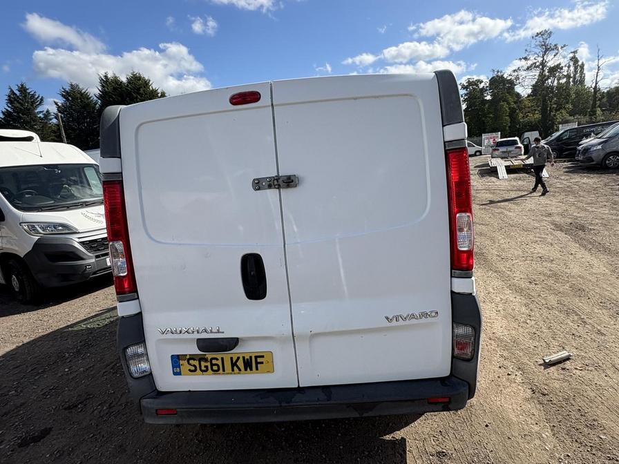 2011 Vauxhall Vivaro – Model: Vivaro 2700 CDTi 89 SWB – SG61KWF