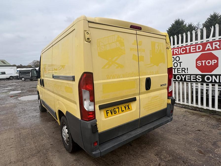 2017 Peugeot Boxer – Model: Boxer 333 L1H1 Blue HDi – FV67LYX