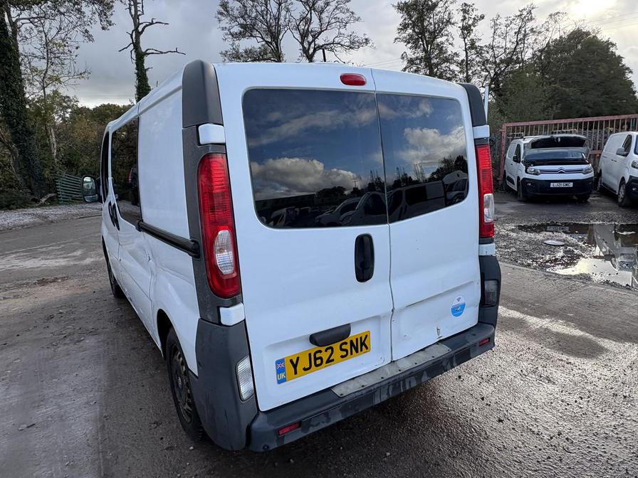 2013 Vauxhall Vivaro – Model: Vivaro 2700 CDTi 89 SWB – YJ62SNK