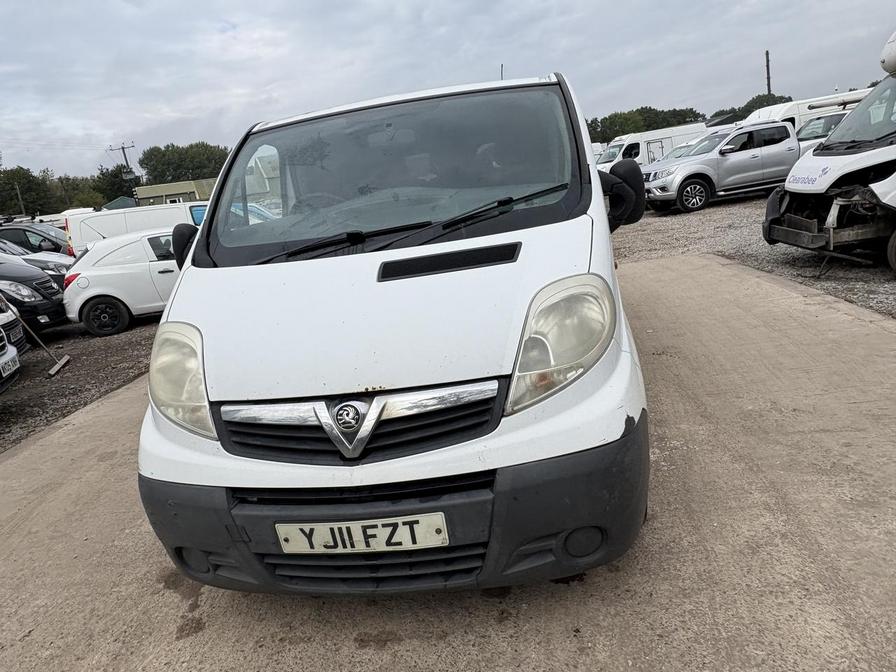2011 Vauxhall Vivaro – Model: Vivaro  2900 CDTI SWB – YJ11FZT