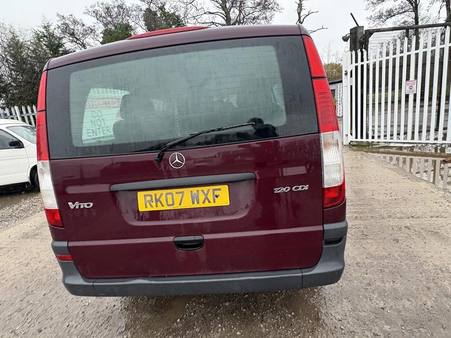 2007 Mercedes-Benz Vito – Model: Vito Traveliner 120 CDi LWB Auto – RK07WXF