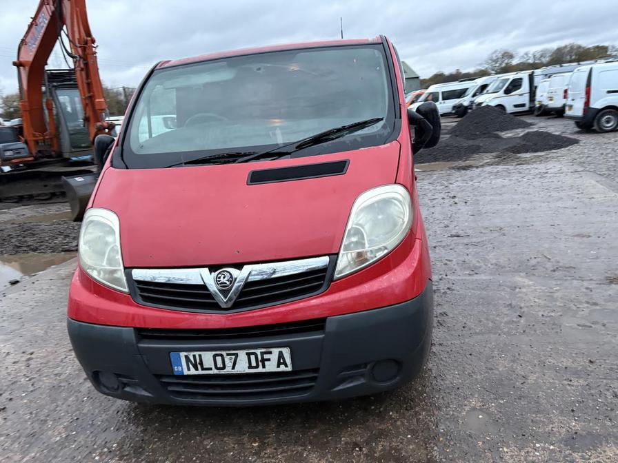 2007 Vauxhall Vivaro – Model: Vivaro  2700 CDTI SWB – NL07DFA