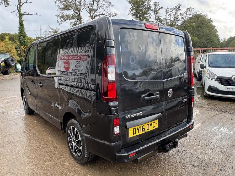 2016 Vauxhall Vivaro – Model: Vivaro  2700 Sportive CDTI – DY16OYC