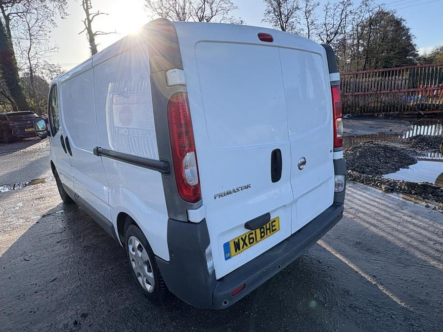 2011 Nissan Primastar – Model: Primastar SE SWB DCI – WX61BHE