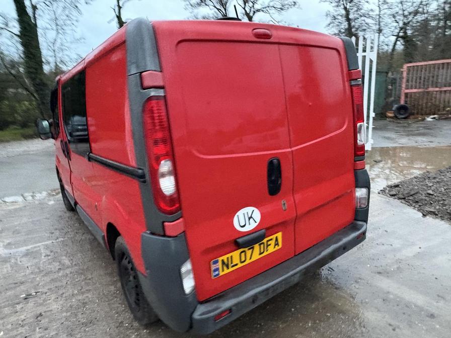 2007 Vauxhall Vivaro – Model: Vivaro  2700 CDTI SWB – NL07DFA