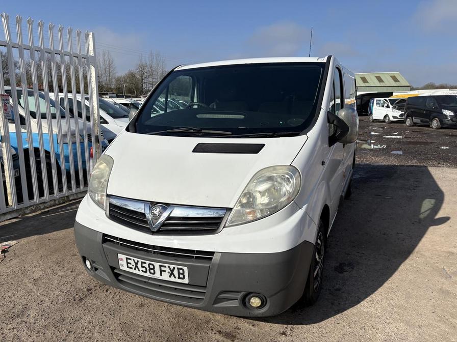 2008 Vauxhall Vivaro – Model: Vivaro  2900 CDTI SWB – EX58FXB