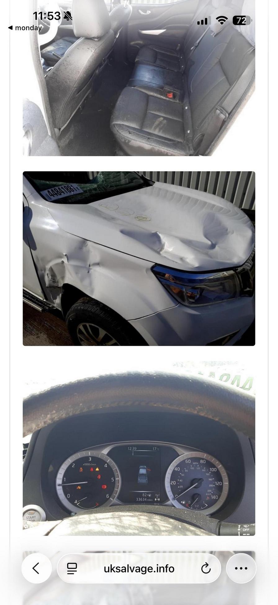 2019 Nissan Navara – Model: Navara Tekna dCi – SX19NZC