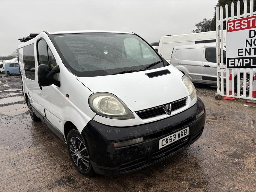 2003 Vauxhall Vivaro – Model: Vivaro 2700 Dti SWB – CX53WKB