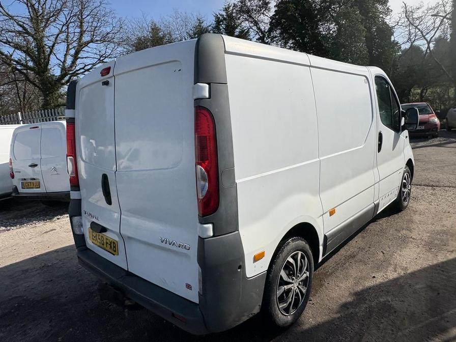 2008 Vauxhall Vivaro – Model: Vivaro  2900 CDTI SWB – EX58FXB