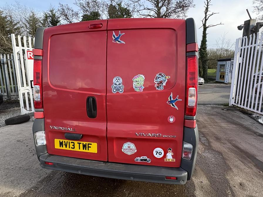 2013 Vauxhall Vivaro – Model: Vivaro 2900 ecoFLEX CDTi LWB – WV13TWF