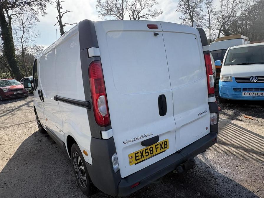 2008 Vauxhall Vivaro – Model: Vivaro  2900 CDTI SWB – EX58FXB