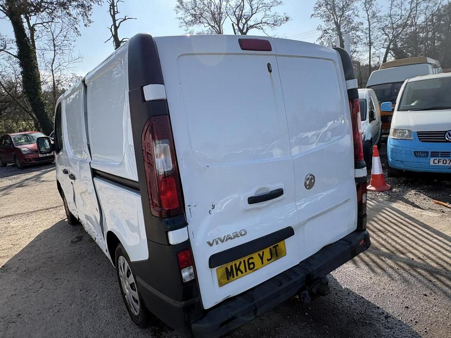 2016 Vauxhall Vivaro – Model: Vivaro  2700 CDTI – MK16YJT