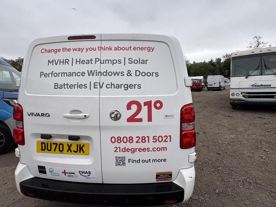 2020 Vauxhall Vivaro – Model: Vivaro 2900 Sportive S/S – DU70XJK