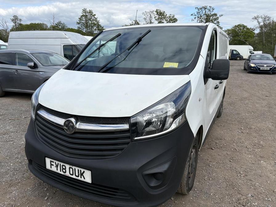 2018 Vauxhall Vivaro – Model: Vivaro  2700 CDTI – FY18OUK