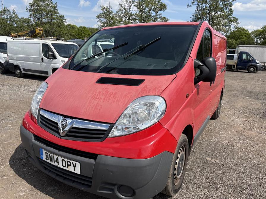 2014 Vauxhall Vivaro – Model: Vivaro 2700 CDTi 113 SWB – BW14OPY