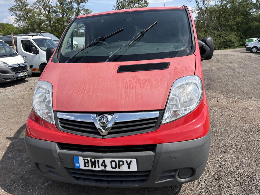 2014 Vauxhall Vivaro – Model: Vivaro 2700 CDTi 113 SWB – BW14OPY