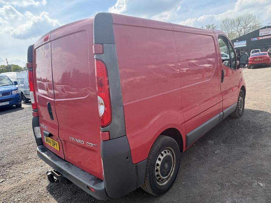 2014 Vauxhall Vivaro – Model: Vivaro 2700 CDTi 113 SWB – BW14OPY