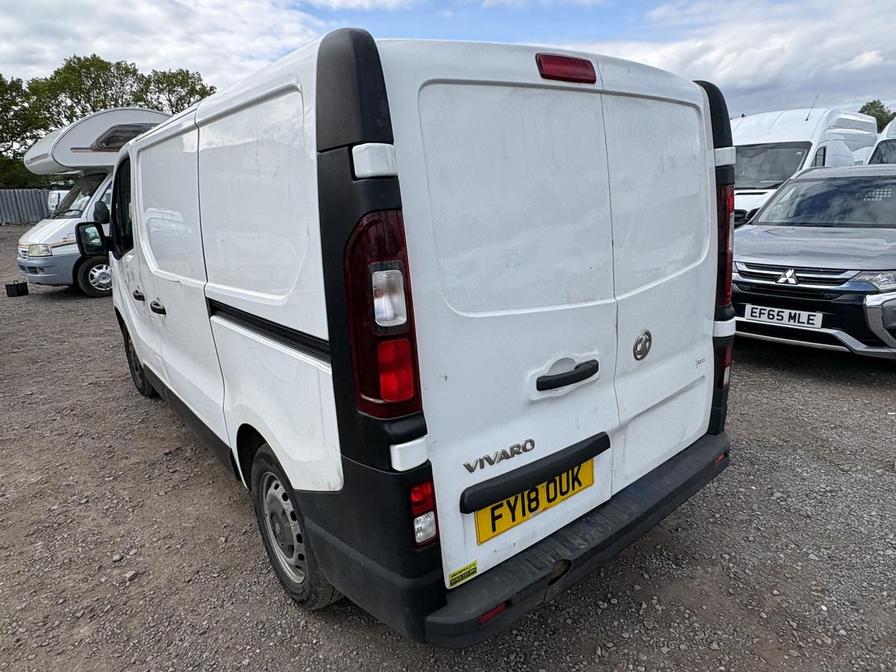 2018 Vauxhall Vivaro – Model: Vivaro  2700 CDTI – FY18OUK
