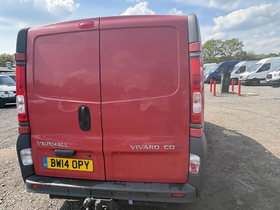 2014 Vauxhall Vivaro – Model: Vivaro 2700 CDTi 113 SWB – BW14OPY