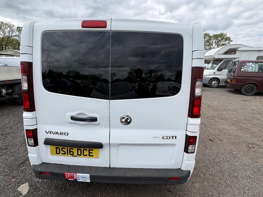 2016 Vauxhall Vivaro – Model: Vivaro  2900 Sportive CDTi – DS16DCE