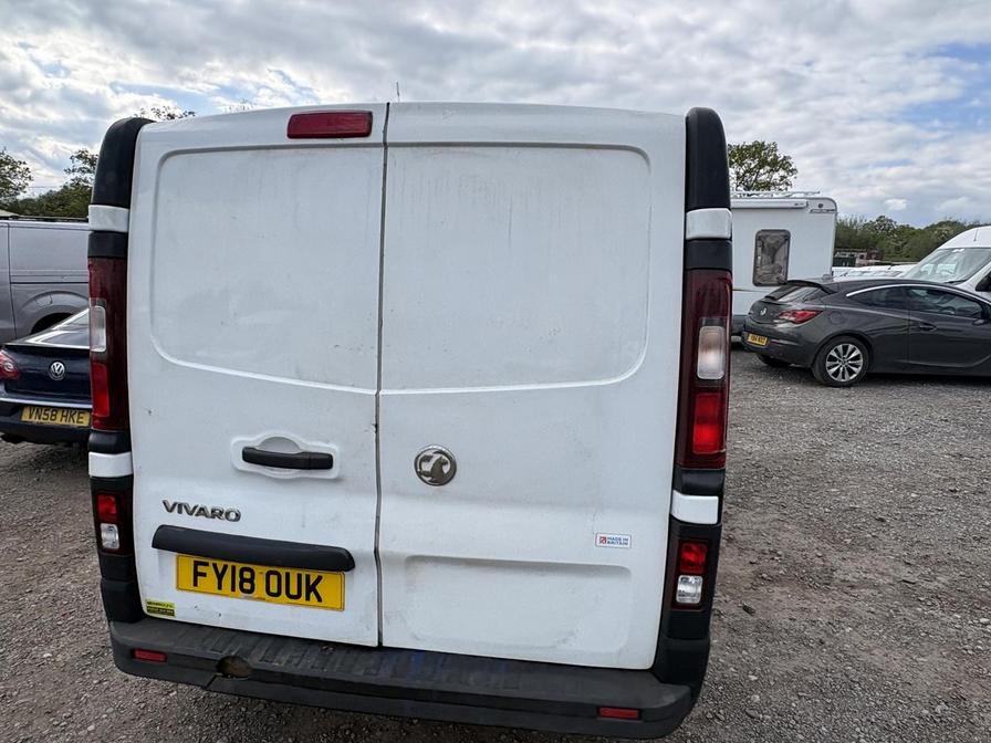 2018 Vauxhall Vivaro – Model: Vivaro  2700 CDTI – FY18OUK