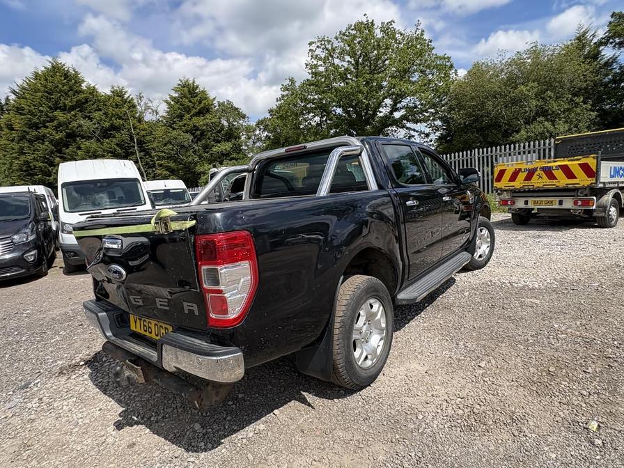 2016 Ford Ranger – Model: Ranger Limited Edition 4×4 Double Cab TDCi – YT66OGB