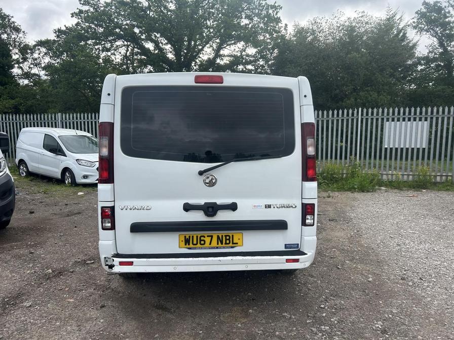 2017 Vauxhall Vivaro – Model: Vivaro 2900 Sportive CDTi Bi-T S/S – WU67NBL