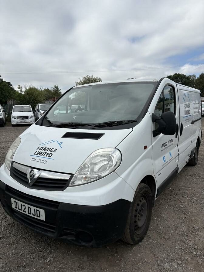 2012 Vauxhall Vivaro – Model: Vivaro 2900 CDTi LWB – DL12DJD