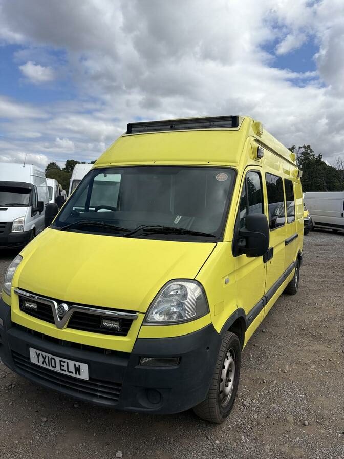 2010 Vauxhall Movano – Model: Movano 3500 CDTi LWB – YX10ELW