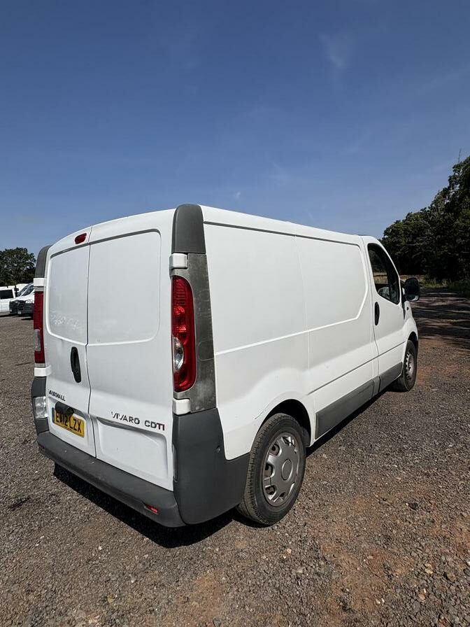 2012 Vauxhall Vivaro – Model: Vivaro 2700 CDTi 113 SWB – EA12LZX