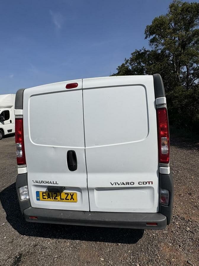 2012 Vauxhall Vivaro – Model: Vivaro 2700 CDTi 113 SWB – EA12LZX