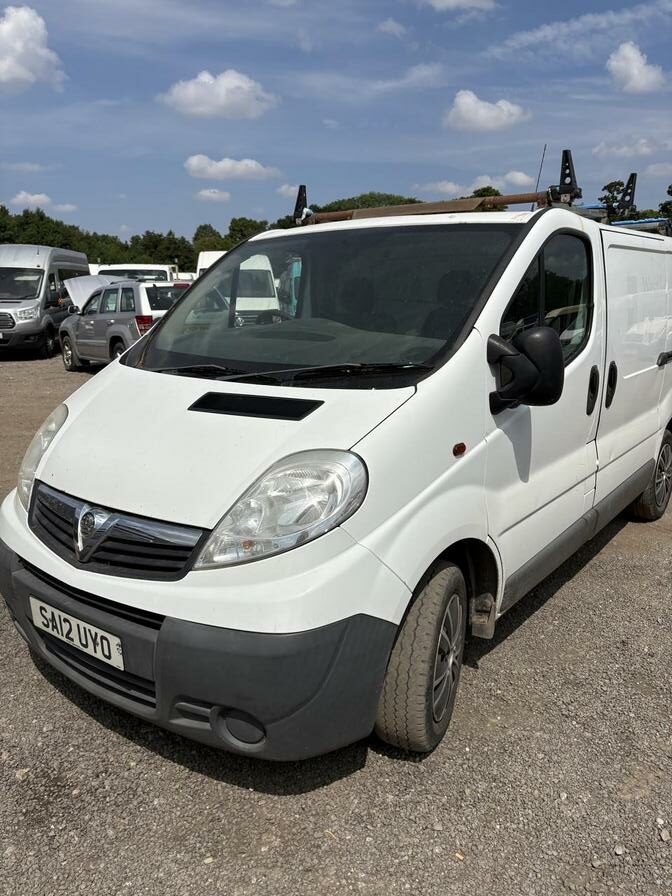 2012 Vauxhall Vivaro – Model: Vivaro 2700 CDTi 113 SWB – SA12UYO