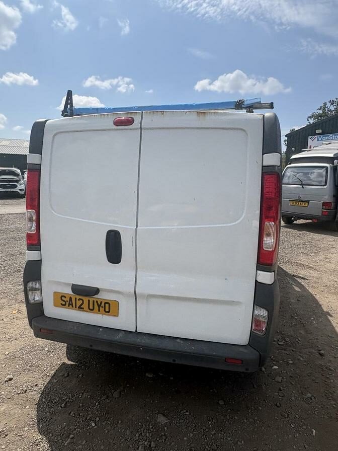 2012 Vauxhall Vivaro – Model: Vivaro 2700 CDTi 113 SWB – SA12UYO