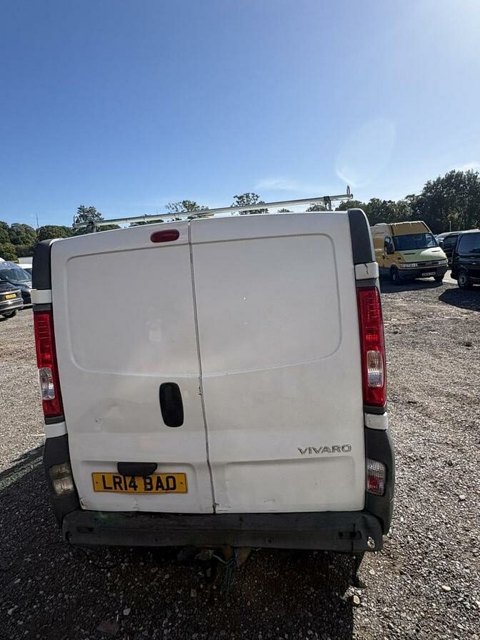 2014 Vauxhall Vivaro – Model: Vivaro 2700 CDTi 89 SWB – LR14BAO