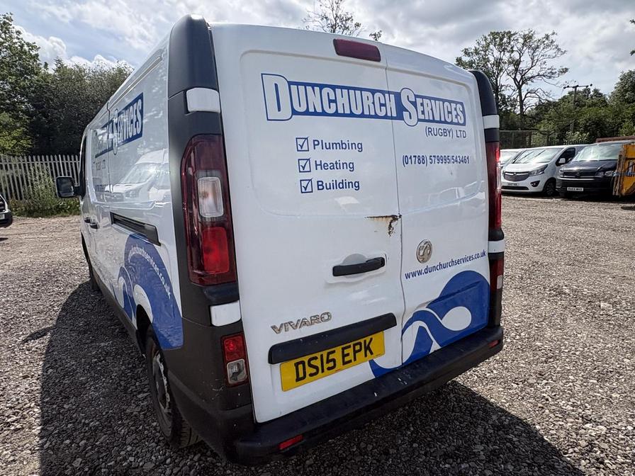 2015 Vauxhall Vivaro – Model: Vivaro  2900 CDTI – DS15EPK